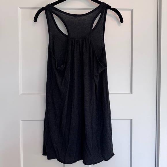 Women's Charcoal Indiana Floral Graphic Tank Top - Picture 3 of 4